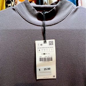 Zara maxi dress with side slit